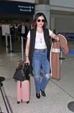 LUCY HALE at Los Angeles International Airport 01/17/2018