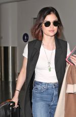 LUCY HALE at Los Angeles International Airport 01/17/2018