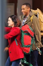 LUCY HALE on the Set of Life Sentence in Vancouver 01/09/2018
