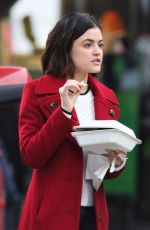 LUCY HALE on the Set of Life Sentence in Vancouver 01/09/2018
