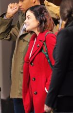 LUCY HALE on the Set of Life Sentence in Vancouver 01/09/2018