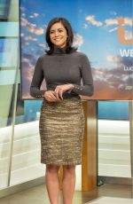 LUCY VERASAMY at Good Morning Britain Show in London 01/02/2018