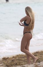 LUDMILA ISABELLA in Bikini at a Beach in Miami 01/07/2018