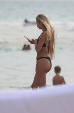 LUDMILA ISABELLA in Bikini at a Beach in Miami 01/07/2018