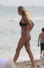 LUDMILA ISABELLA in Bikini at a Beach in Miami 01/07/2018