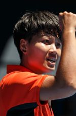 LUKSIKA KUMKHUM at Australian Open Tennis Tournament in Melbourne 01/17/2018