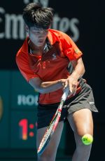 LUKSIKA KUMKHUM at Australian Open Tennis Tournament in Melbourne 01/17/2018