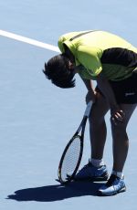 LUKSIKA KUMKHUM at Australian Open Tennis Tournament in Melbourne 01/19/2018
