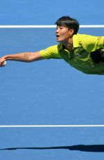 LUKSIKA KUMKHUM at Australian Open Tennis Tournament in Melbourne 01/19/2018