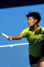 LUKSIKA KUMKHUM at Australian Open Tennis Tournament in Melbourne 01/19/2018