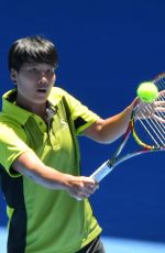 LUKSIKA KUMKHUM at Australian Open Tennis Tournament in Melbourne 01/19/2018