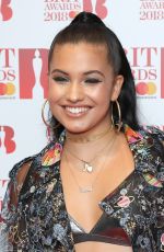 MABEL MCVEY at Brit Awards Nominations Launch Party in London 01/13/2018