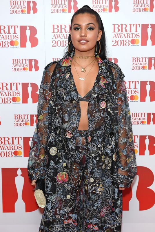 MABEL MCVEY at Brit Awards Nominations Launch Party in London 01/13/2018