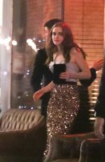 MADELINE BREWER and Nick Jonas Out for Dinner in Santa Monica 01/12/2018