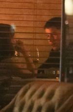 MADELINE BREWER and Nick Jonas Out for Dinner in Santa Monica 01/12/2018