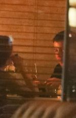 MADELINE BREWER and Nick Jonas Out for Dinner in Santa Monica 01/12/2018