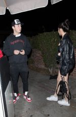 MADISON BEER and Zack Bia at Delilah in West Hollywood 01/27/2018