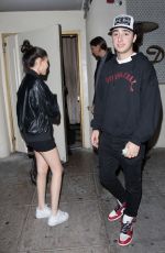 MADISON BEER and Zack Bia at Delilah in West Hollywood 01/27/2018
