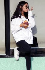 MADISON BEER Leaves Hands Nail Spa in Los Angeles 01/02/2018