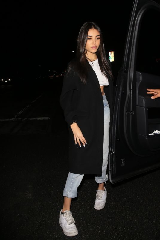 MADISON BEER Out for Dinner at Petite in Los Angeles 01/09/2018