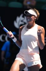 MADISON KEYS at Australian Open Tennis Tournament in Melbourne 01/22/2018