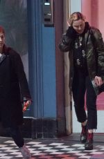 MADONNA Leaves a Recording Studio in London 01/17/2018
