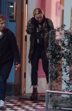 MADONNA Leaves a Recording Studio in London 01/17/2018