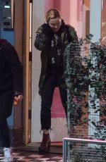 MADONNA Leaves a Recording Studio in London 01/17/2018