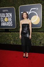 MAGGIE GYLLENHAAL at 75th Annual Golden Globe Awards in Beverly Hills 01/07/2018