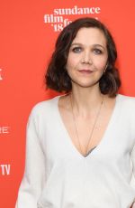 MAGGIE GYLLENHAAL at Un Traductor Premiere at 2018 Sundance Film Festival in Park City 01/19/2018