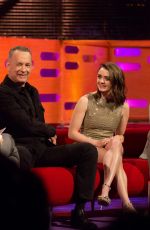 MAISIE WILLIAMS at Graham Norton Show in London 01/11/2018