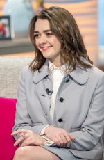 MAISIE WILLIAMS at Lorraine TV Show in London 01/17/2018