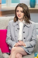 MAISIE WILLIAMS at Lorraine TV Show in London 01/17/2018