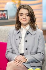 MAISIE WILLIAMS at Lorraine TV Show in London 01/17/2018