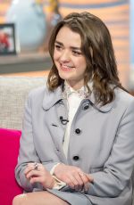 MAISIE WILLIAMS at Lorraine TV Show in London 01/17/2018