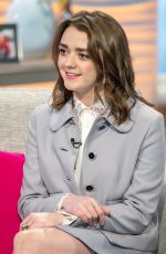MAISIE WILLIAMS at Lorraine TV Show in London 01/17/2018