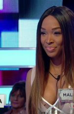 MALIKA HAQQ at Celebrity Big Brother Launch Night in Hertfordshire 01/02/2018