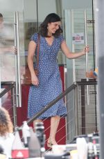 MANDY MOORE on the Set of This Is Us in Los Angeles 01/03/2018