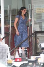 MANDY MOORE on the Set of This Is Us in Los Angeles 01/03/2018