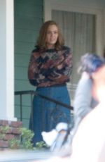 MANDY MOORE on the Set of Tthis is Us in Los Angeles 01/22/2018