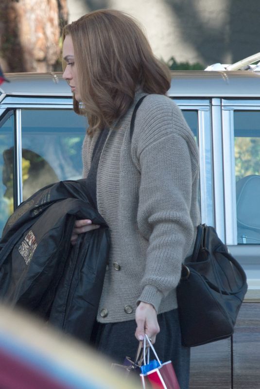 MANDY MOORE on the Set of Tthis is Us in Los Angeles 01/22/2018