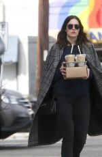 MANDY MOORE Out for Coffees in Los Angeles 01/19/2018