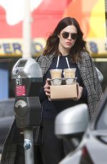 MANDY MOORE Out for Coffees in Los Angeles 01/19/2018