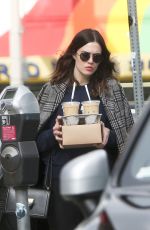 MANDY MOORE Out for Coffees in Los Angeles 01/19/2018