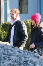 MARGARET QUALLEY and Jamie Strachan Out in New York 01/14/2018