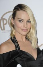 MARGOT ROBBIE at Producers Guild Awards 2018 in Beverly Hills 01/20/2018