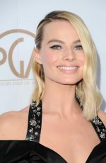 MARGOT ROBBIE at Producers Guild Awards 2018 in Beverly Hills 01/20/2018
