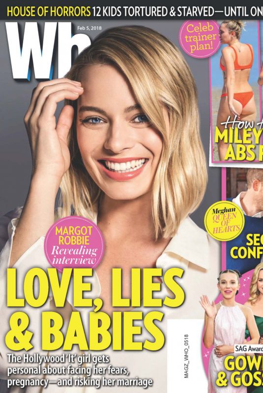 MARGOT ROBBIE in Who Magazine, February 2018 Issue