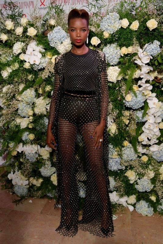 MARIA BORGES at Sidaction Gala Dinner in Paris 01/25/2018