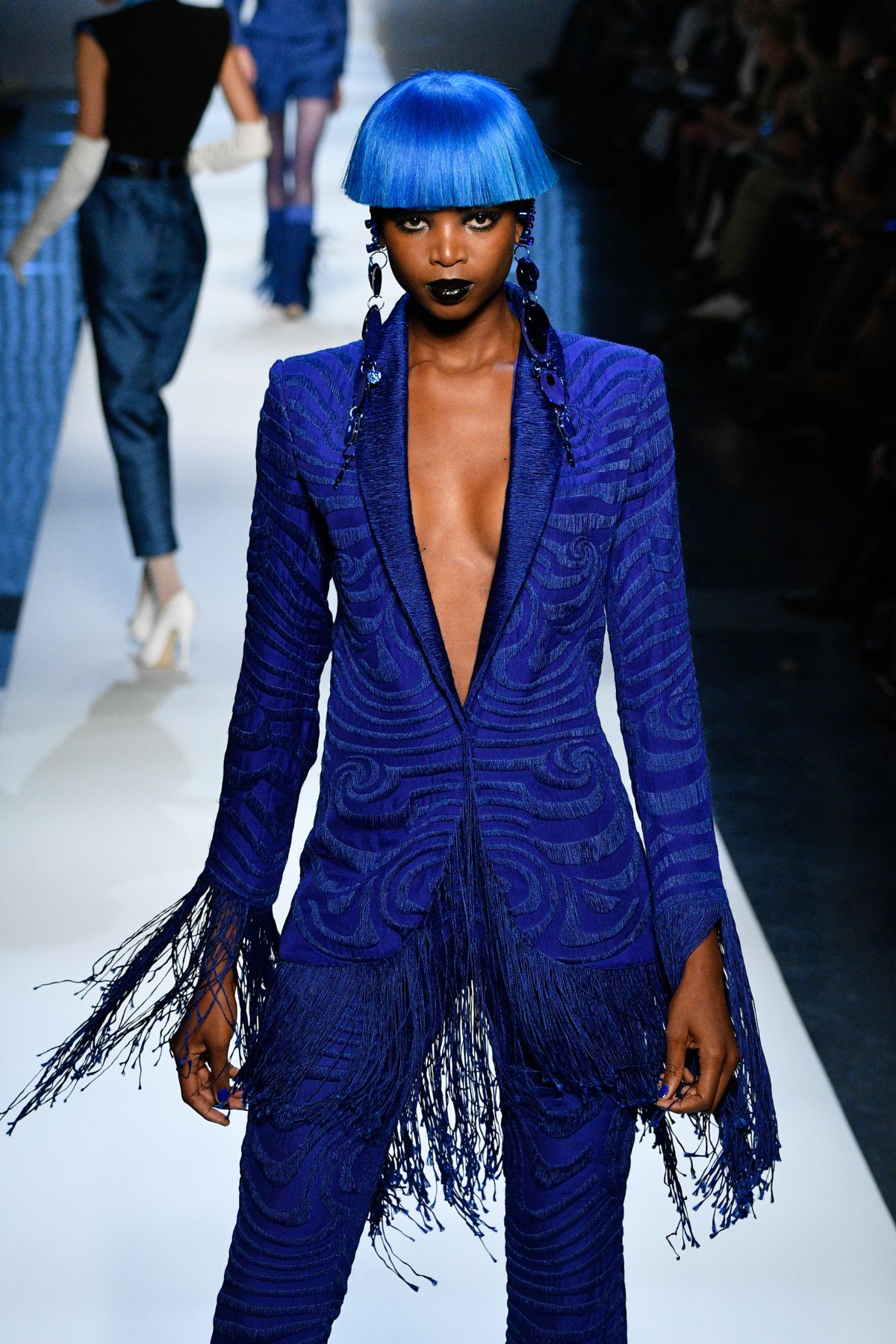 MARIA BORGES on the Runway at Jean-Paul Gaultier Spring/Summer 2018 ...